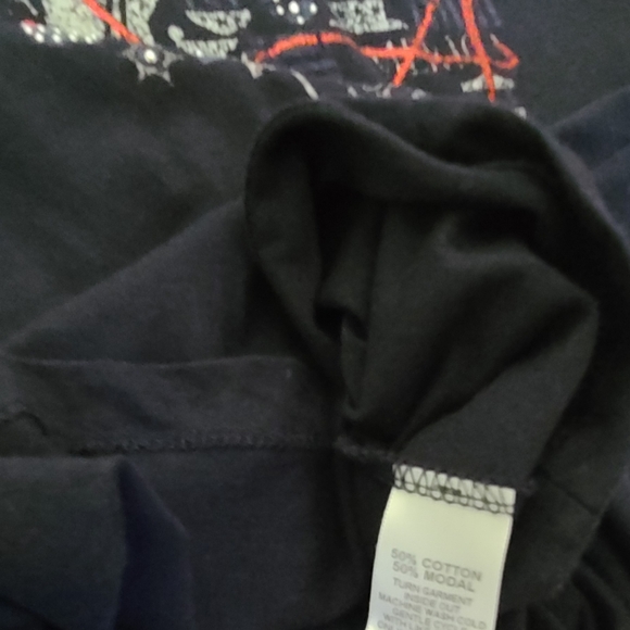 Fresh Bleu Tee Sz M Sparkle USA - Picture 6 of 6